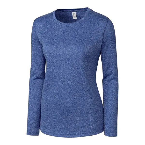 Women's t-shirt with long sleeves and self-fabric neck trim.... from ASI 47965 Cutter & Buck
