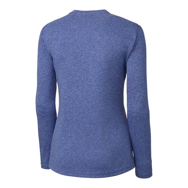 Women's t-shirt with long sleeves and self-fabric neck trim.... from ASI 47965 Cutter & Buck