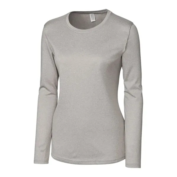 Women's t-shirt with long sleeves and self-fabric neck trim.... from ASI 47965 Cutter & Buck