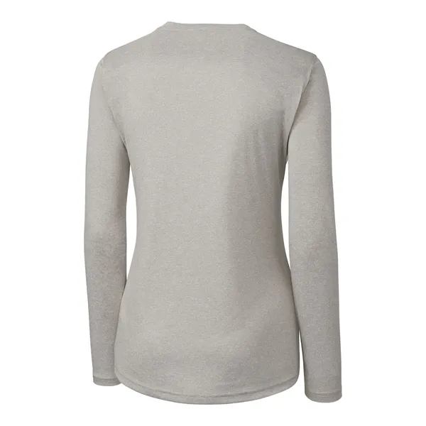 Women's t-shirt with long sleeves and self-fabric neck trim.... from ASI 47965 Cutter & Buck