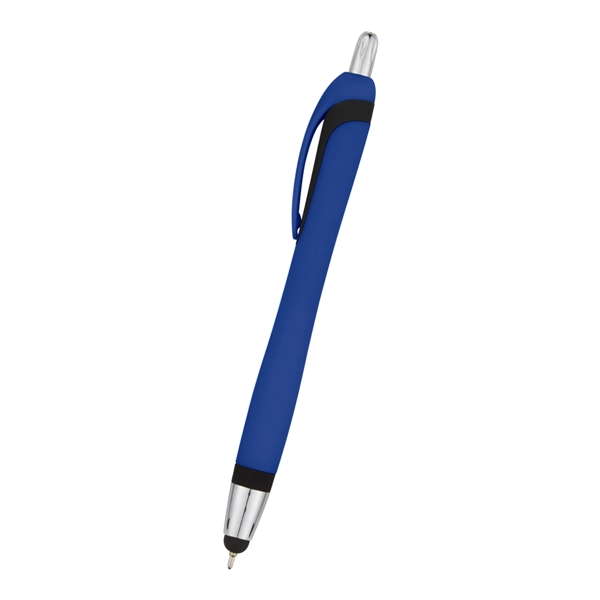 Ava Sleek Write Pen with Stylus.  Plunger Action. Push Down... from ASI 61125 Hit Promotional Products