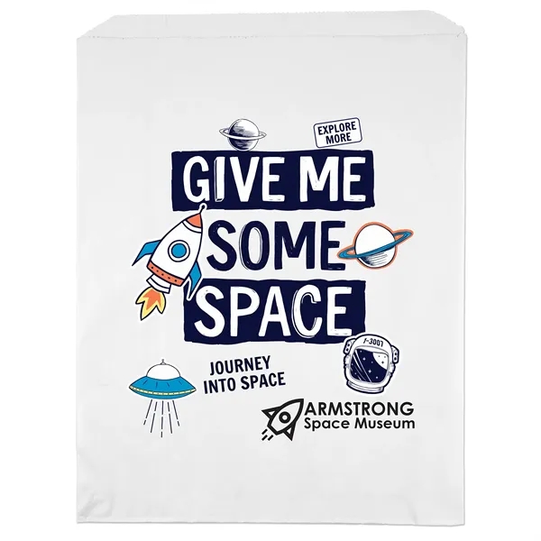 Unlined White Merchandise Bag... from ASI 37940 Bag Makers Inc