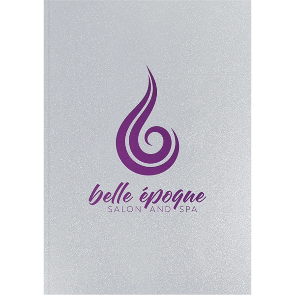 7" x 10" Notebook with flexible wraparound shimmer paper cover, foil... from ASI 91340 Journalbooks/Timeplanner Calendars