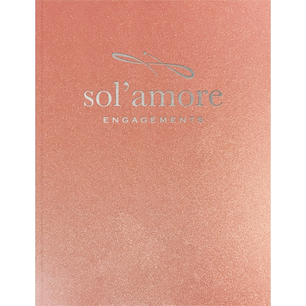 8.5" x 11" Notebook with flexible wraparound shimmer paper cover, foil... from ASI 91340 Journalbooks/Timeplanner Calendars