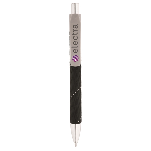 Ballpoint pen with a plastic barrel that is covered in a... from ASI 90859 Tempo Industries Inc / Tempoline