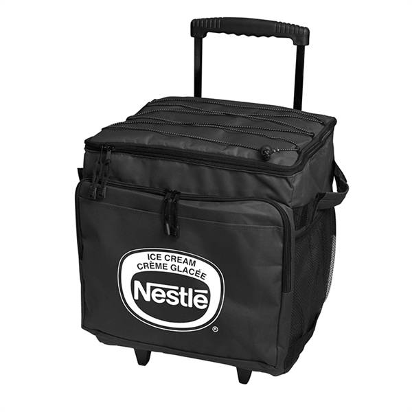 Fully insulated, zippered compartment 48-can cooler... from ASI 30112 ACE Products / Ace Line