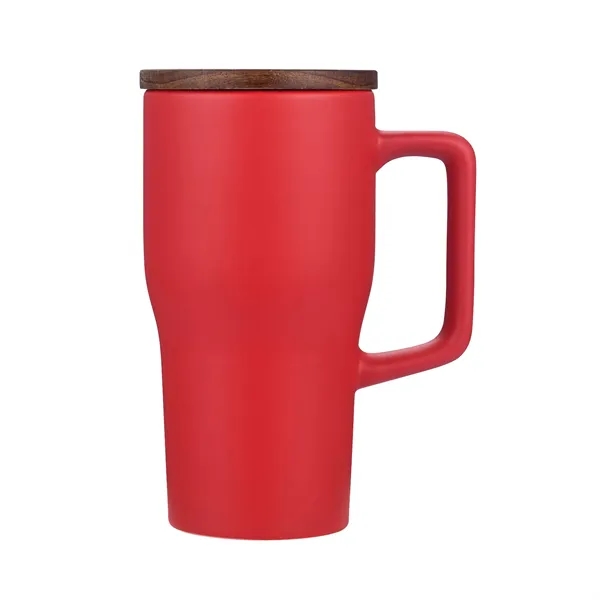 Matte, textured bottom ceramic mug. Improve your marketing performance during trade... from ASI 41511 Brainchild USA Inc / BrainChild Gift Club