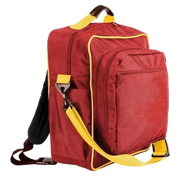 Order Custom Logo Poly Daypack Rucksacks-Extensive Color Options-12.5x14.5x5. Union Made in... from ASI 73775 Unionwear