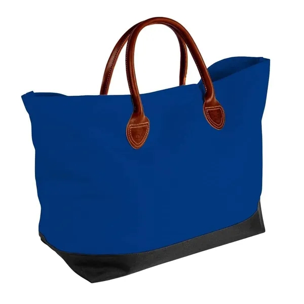 Order Custom Logo Canvas Leather Handle Totes-Extensive Color Options-24x13x8. Union Made... from ASI 73775 Unionwear