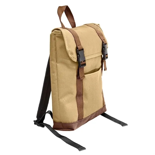 Order Custom Logo Canvas Small T Bottom Backpacks-48 Color Options-12.5W X... from ASI 73775 Unionwear