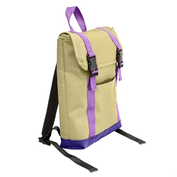 Order Custom Logo Canvas Small T Bottom Backpacks-48 Color Options-12.5W X... from ASI 73775 Unionwear