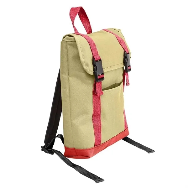 Order Custom Logo Canvas Small T Bottom Backpacks-48 Color Options-12.5W X... from ASI 73775 Unionwear