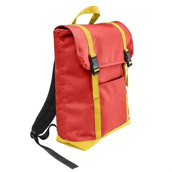 Order Custom Logo Canvas Large T Bottom Backpacks-48 Color Options-15W X... from ASI 73775 Unionwear