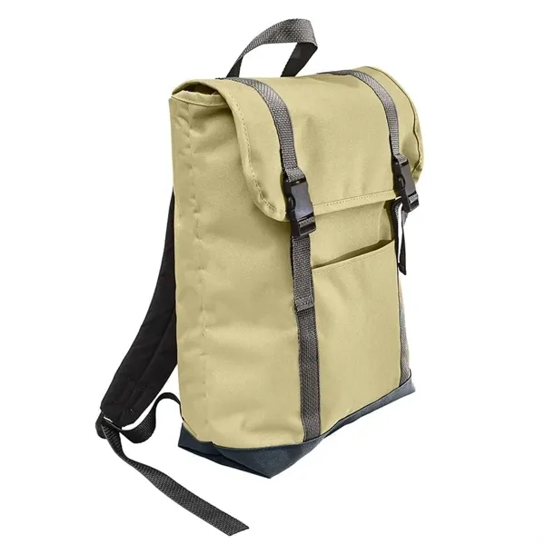 Order Custom Logo Canvas Large T Bottom Backpacks-48 Color Options-15W X... from ASI 73775 Unionwear
