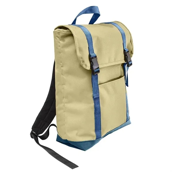 Order Custom Logo Canvas Large T Bottom Backpacks-48 Color Options-15W X... from ASI 73775 Unionwear