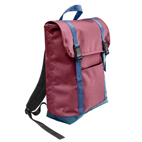 Order Custom Logo Poly Large T Bottom Backpacks-Color Options-15W X 16.5H... from ASI 73775 Unionwear