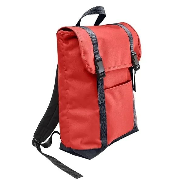 Order Custom Logo Poly Large T Bottom Backpacks-Color Options-15W X 16.5H... from ASI 73775 Unionwear