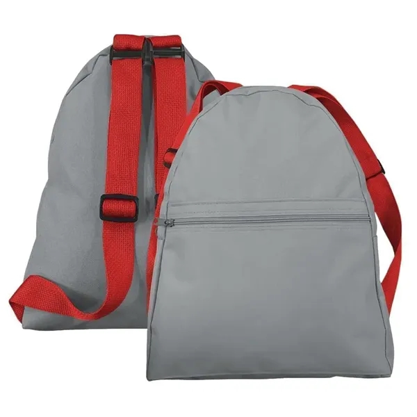 Order Custom Logo Nylon Poly Giveaway Backpack-Many Color Options-13W X 15H... from ASI 73775 Unionwear