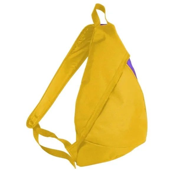 Order Custom Logo Poly Sling Messenger Backpacks-Extensive Color Options-14x17.5x5. Union Made... from ASI 73775 Unionwear