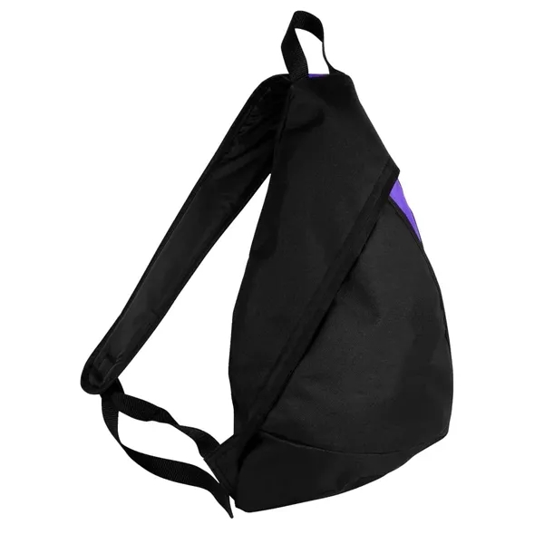 Order Custom Logo Poly Sling Messenger Backpacks-Extensive Color Options-14x17.5x5. Union Made... from ASI 73775 Unionwear