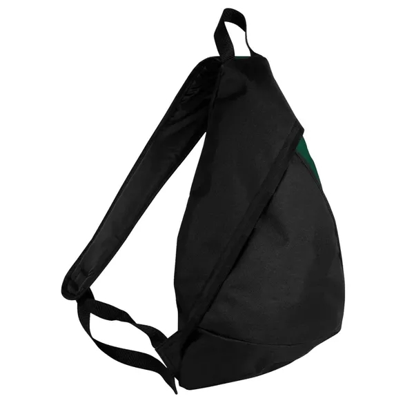 Order Custom Logo Poly Sling Messenger Backpacks-Extensive Color Options-14x17.5x5. Union Made... from ASI 73775 Unionwear