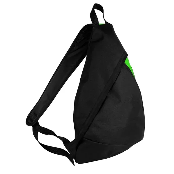 Order Custom Logo Poly Sling Messenger Backpacks-Extensive Color Options-14x17.5x5. Union Made... from ASI 73775 Unionwear