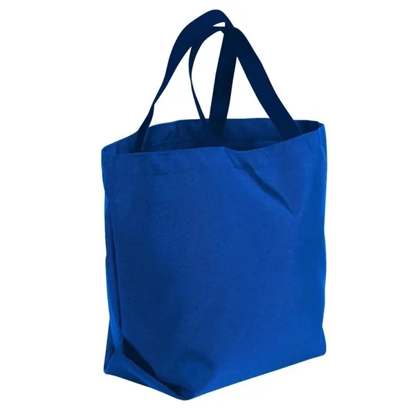 Order Custom Logo Poly Convention Expo Tote Bags-Extensive Color Options-17 Sizes.... from ASI 73775 Unionwear
