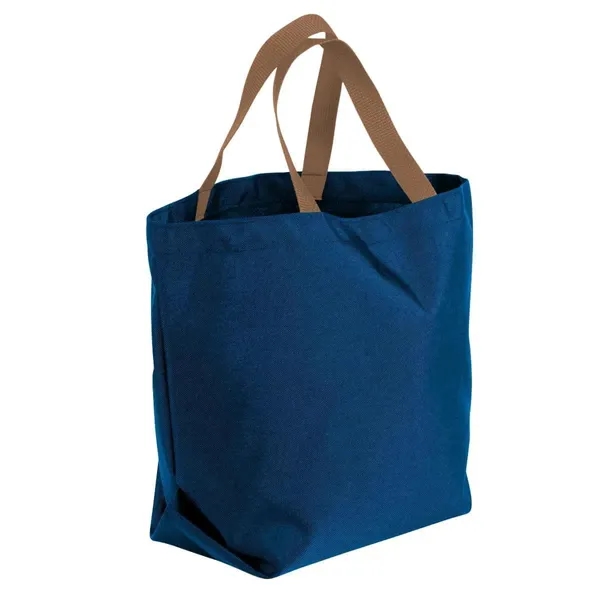 Order Custom Logo Poly Convention Expo Tote Bags-Extensive Color Options-17 Sizes.... from ASI 73775 Unionwear