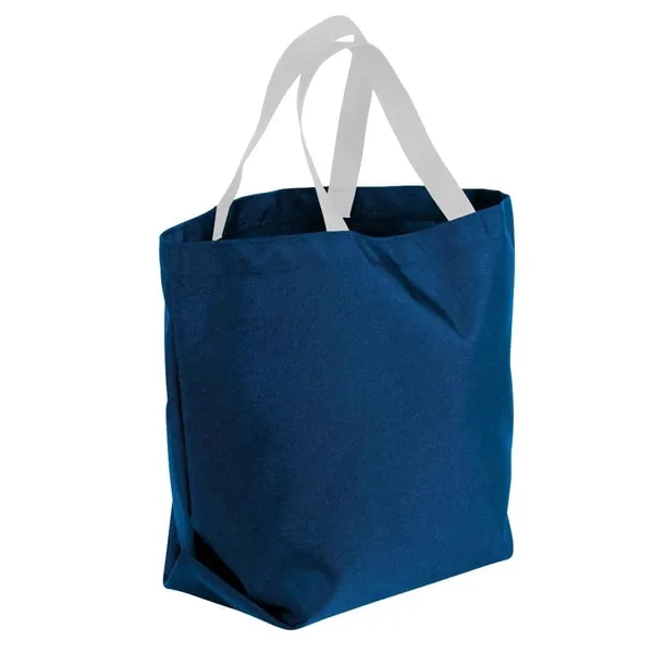 Order Custom Logo Poly Convention Expo Tote Bags-Extensive Color Options-17 Sizes.... from ASI 73775 Unionwear