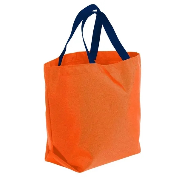 Order Custom Logo Poly Convention Expo Tote Bags-Extensive Color Options-17 Sizes.... from ASI 73775 Unionwear