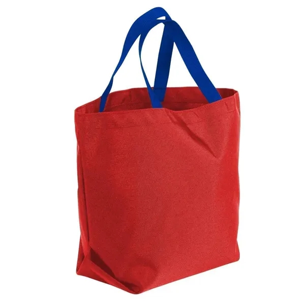 Order Custom Logo Poly Convention Expo Tote Bags-Extensive Color Options-17 Sizes.... from ASI 73775 Unionwear
