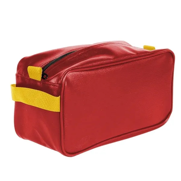 Order Custom Logo Cosmetic & Toiletry Cases-Extensive Color Options-10x5x4.5. Union Made... from ASI 73775 Unionwear