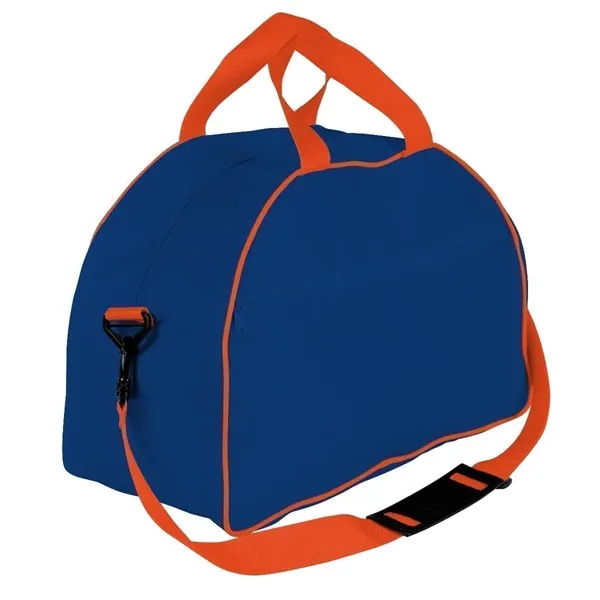 Order Custom Logo Nylon Poly Weekender Duffel Bags-Extensive Color Options-4 Sizes.... from ASI 73775 Unionwear