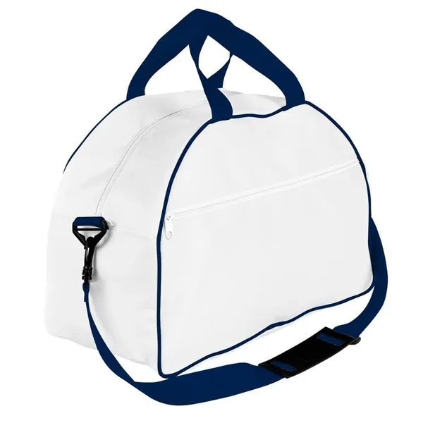 Order Custom Logo Nylon Poly Weekender Duffel Bags-Extensive Color Options-4 Sizes.... from ASI 73775 Unionwear