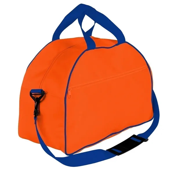 Order Custom Logo Nylon Poly Weekender Duffel Bags-Extensive Color Options-4 Sizes.... from ASI 73775 Unionwear