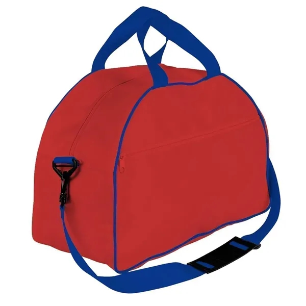 Order Custom Logo Nylon Poly Weekender Duffel Bags-Extensive Color Options-4 Sizes.... from ASI 73775 Unionwear