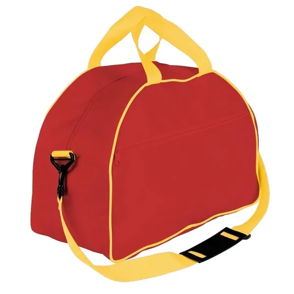 Order Custom Logo Nylon Poly Weekender Duffel Bags-Extensive Color Options-4 Sizes.... from ASI 73775 Unionwear