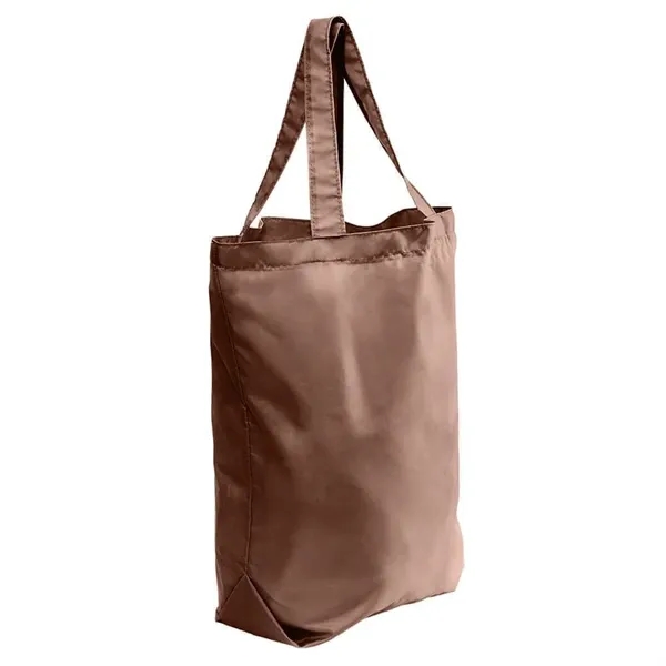 Order Custom Logo Nylon Poly Self Handle Totes-Extensive Color Options-17 Sizes.... from ASI 73775 Unionwear