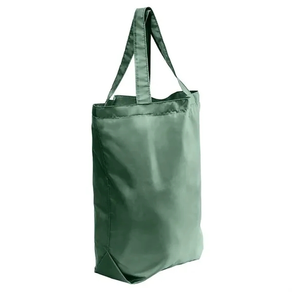 Order Custom Logo Nylon Poly Self Handle Totes-Extensive Color Options-17 Sizes.... from ASI 73775 Unionwear