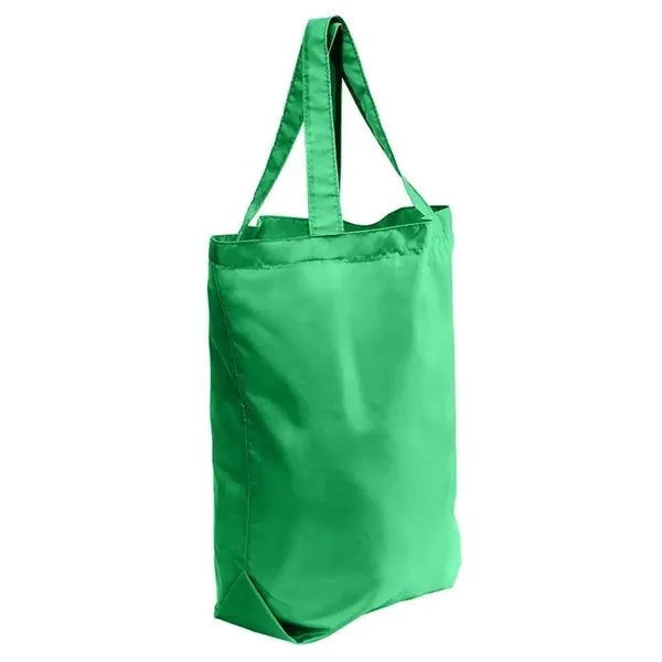 Order Custom Logo Nylon Poly Self Handle Totes-Extensive Color Options-17 Sizes.... from ASI 73775 Unionwear