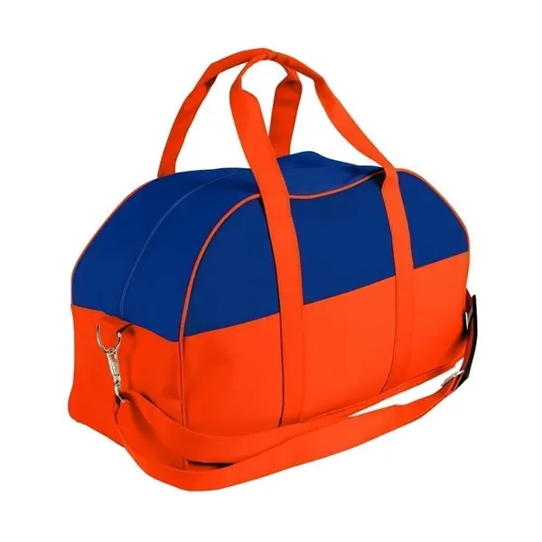 Order Custom Logo Nylon Poly Overnight Duffel Bags-Extensive Color Options-22x12x8. Union... from ASI 73775 Unionwear
