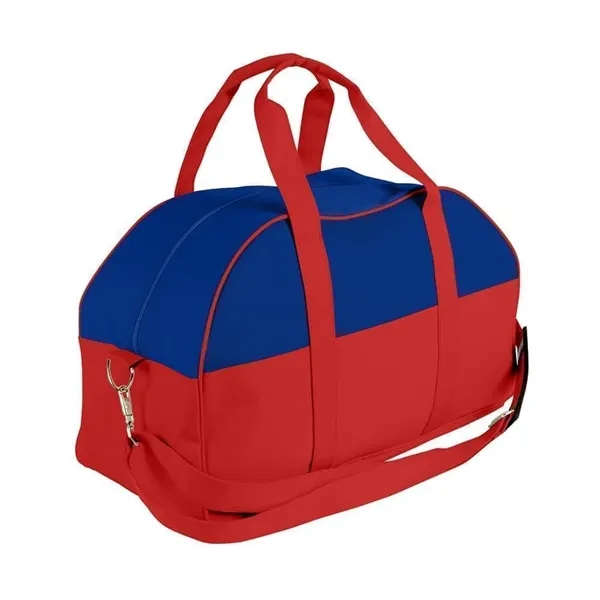Order Custom Logo Nylon Poly Overnight Duffel Bags-Extensive Color Options-22x12x8. Union... from ASI 73775 Unionwear
