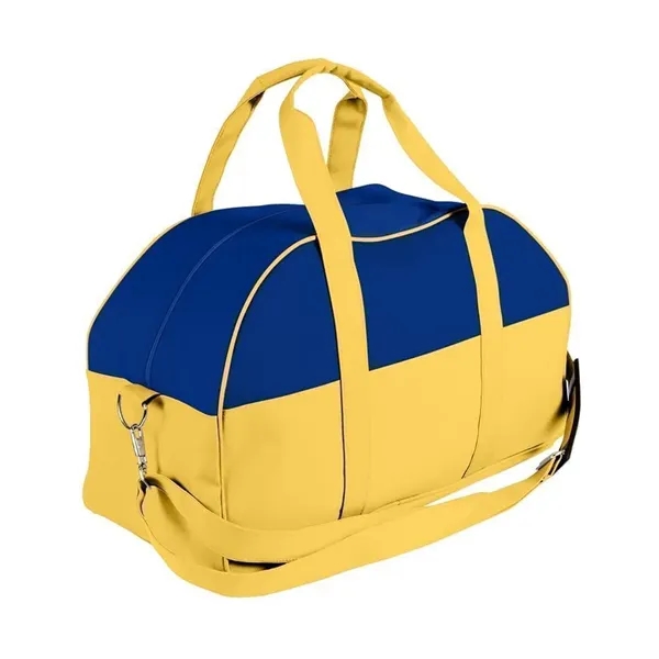 Order Custom Logo Nylon Poly Overnight Duffel Bags-Extensive Color Options-22x12x8. Union... from ASI 73775 Unionwear
