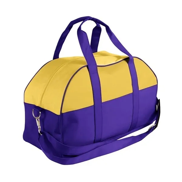 Order Custom Logo Nylon Poly Overnight Duffel Bags-Extensive Color Options-22x12x8. Union... from ASI 73775 Unionwear