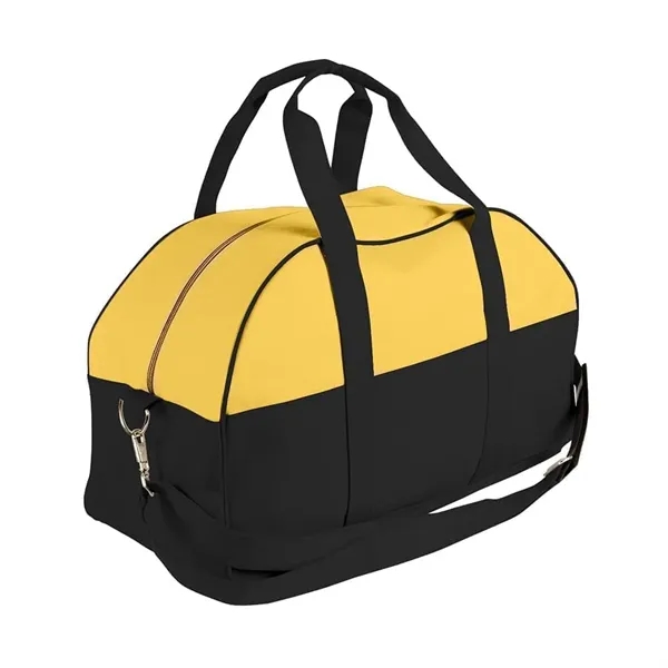 Order Custom Logo Nylon Poly Overnight Duffel Bags-Extensive Color Options-22x12x8. Union... from ASI 73775 Unionwear