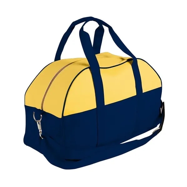 Order Custom Logo Nylon Poly Overnight Duffel Bags-Extensive Color Options-22x12x8. Union... from ASI 73775 Unionwear