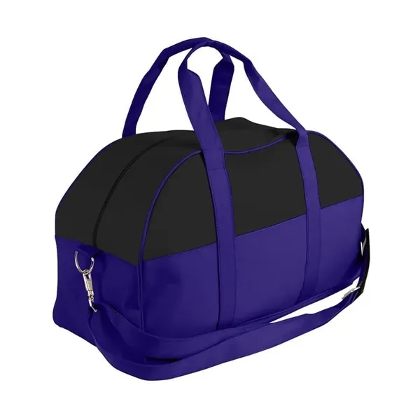 Order Custom Logo Nylon Poly Overnight Duffel Bags-Extensive Color Options-22x12x8. Union... from ASI 73775 Unionwear