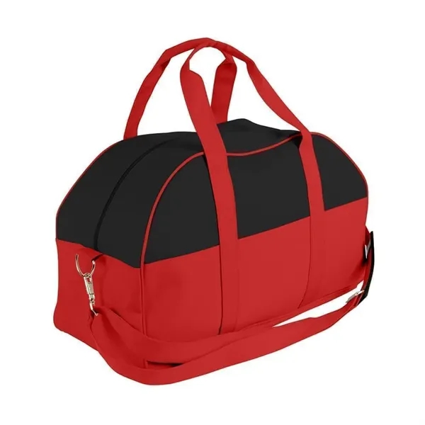 Order Custom Logo Nylon Poly Overnight Duffel Bags-Extensive Color Options-22x12x8. Union... from ASI 73775 Unionwear