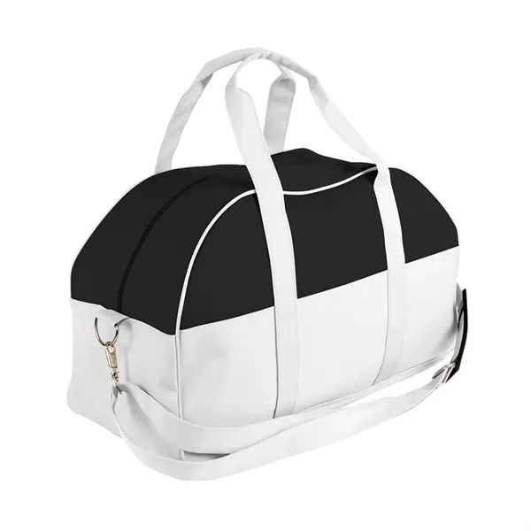 Order Custom Logo Nylon Poly Overnight Duffel Bags-Extensive Color Options-22x12x8. Union... from ASI 73775 Unionwear