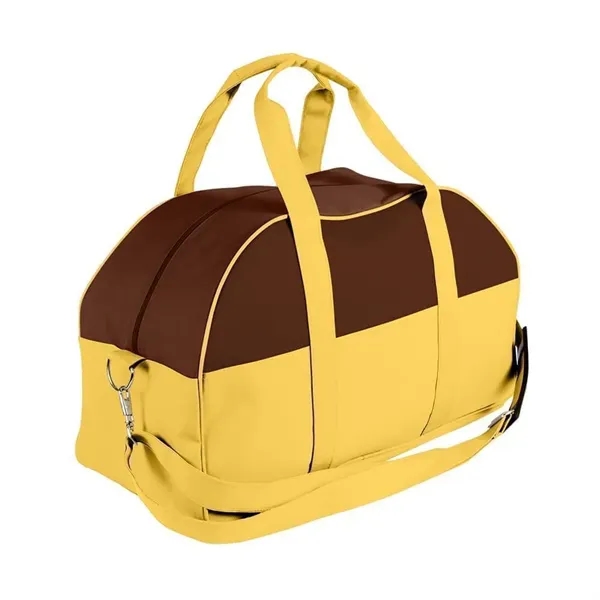 Order Custom Logo Nylon Poly Overnight Duffel Bags-Extensive Color Options-22x12x8. Union... from ASI 73775 Unionwear